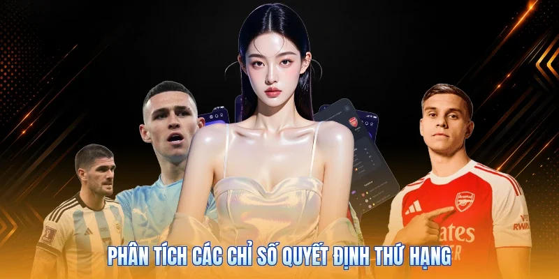 Phân tích các chỉ số quyết định thứ hạng